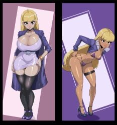 1girls aged_up bangs big_ass big_breasts bikini bimbo blonde_hair bra bracelets cleavage collarbone disney_channel disney_xd dress gravity_falls gyaru high_heels honeyshot hoop_earrings hourglass_figure jacket leopard_print long_hair looking_at_viewer pacifica_northwest panties petite shiny_clothes shiny_hair shiny_skin slim_waist tan_skin tanned tanned_skin thick_thighs thighhighs tight_clothing tight_dress wide_hips