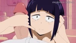 1boy 1boy1girl 1girls 2d animated bad_source boku_no_hero_academia elegantlava english_subtitles english_text female fhd gif handjob hd hd_(traditional) jerking kyoka_jiro large_penis light-skinned_female light_skin male my_hero_academia penis sex straight straight_sex