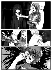 blood comic guro kimidori_emiri monochrome nagato_yuki suou_kuyou suzumiya_haruhi_no_yuuutsu translation_request