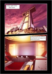 comic comic_page dc dc_comics english_text page_1 tagme teen_titans text titans_tower wagner