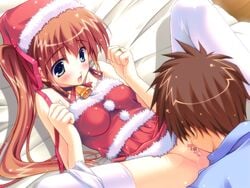 amane_sou censored cg christmas cunnilingus eroge game_cg momose_mio oral pastel_(game) siesta_(eroge_studio) tagme