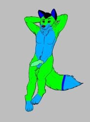 anonymous_artist anthro canid canine canis humanoid male mammal maverick solo wolf