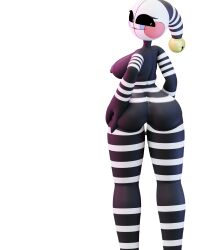 3d ass curvy female female_only five_nights_at_freddy's holding_ass large_breasts marionette_(fnaf) normal_breasts puppet_(fnaf) security_puppet_(fnaf) tagme tall_female