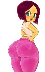 1girls bob_cut chicken_girl dat_ass niucniuc regue_chicken violeta_herrera