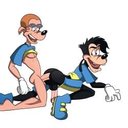 a_goofy_movie gay gay_domination gay_sex iyumiblue max_goof nsfw robert_zimmeruski yaoi