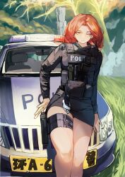 1girls elden_ring female female_only fromsoftware looking_at_viewer melina_(elden_ring) miaojiangyou police police_uniform policewoman thick_thighs 喵酱油