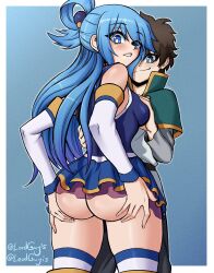 aqua (konosuba) from kono subarashii sekai ni shukufuku wo! by lordguyis