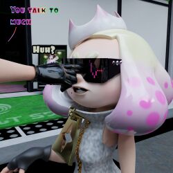 3d adjusting_eyewear adjusting_glasses adjusting_sunglasses blender callie_(splatoon) earrings fossil3d glasses hypno_shades_(splatoon) hypnosis hypnotized_hypnotist light-skinned_female light_hair light_skin mind_control mole mole_under_mouth pearl_(splatoon) pi pink_hair pointed_ears pointy_ears shades short_hair silver_hair splatoon splatoon_2 sunglasses tagme tech_control tentacle_hair tinted_eyewear white_hair