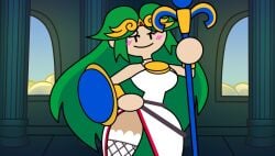 1girls big_breasts doodle_will doodlewill palutena style_parody tagme terminalmontage video