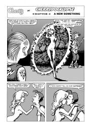 1boy 2021 2girls 3_panel_comic anon breasts chapter_3 cherry_poptart cherry_poptart_(comic) cinnamon_poptart clothed_female clothed_male clothed_male_nude_female comic comic_page dialogue guitar hairy_pussy johnny kissing larry_welz monochrome nipples no_color nude nude_female page_1 portal pubic_hair pussy sisters tattoo tongue tongue_kiss unshaved_pussy