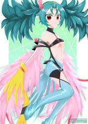 1girls duel_monster eshimagure harpie_carla harpy monster_girl yu-gi-oh!