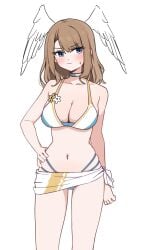 breasts eunie_(xenoblade) female female_only fried_bocky solo swimsuit wings wings_on_head xenoblade_(series) xenoblade_chronicles_3