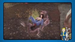 3d animal_penis animated bear bestiality bethesda_softworks fallout game_mechanics no_sound sole_survivor_(female) tagme vault_boy vault_dweller vault_suit video yao_guai zoophilia