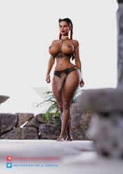 1futa 3d 3d_(artwork) apex_legends armpits arms_behind_head arms_up belly belly_button big_breasts big_nipples big_penis breasts brown_hair curvaceous curves curvy curvy_body curvy_figure curvy_hips erection feet female futa_only futanari high_heels loba_(apex_legends) makeup naked_footwear naked_heels nude penis red_hair small_waist tan tan_body tan_skin the_x_creator thick thick_lips thick_thighs thighs two_tone_hair wide_hips