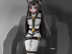 bondage bound glaring kagerou_imaizumi munou_eisei touhou wolf_girl