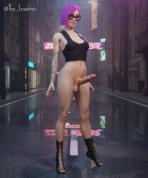 1futa 3d alternate_version_available balls big_penis blender bottomless breasts detailed_background epic_games erect_penis erection female female_focus female_only fortnite fortnite:_battle_royale futa_only futanari glasses half-dressed half_naked high_heels highres huge_cock intersex lewdrex light-skinned_female light-skinned_futa light_skin looking_at_viewer looking_pleasured lynx_(fortnite) medium_breasts nose_piercing nude nude_female outdoors outside partially_clothed penis pose posing presenting presenting_penis purple_hair reflection seductive seductive_eyes seductive_look shirt solo solo_focus standing street tattoo tattooed_arm topwear watermark