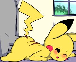 anal anal_sex ass bed duo feral feral_focus fur furniture gay generation_1_pokemon hi_res interspecies jhussethy lying lying_on_bed male male/male mammal nintendo on_bed penetration pikachu pokemon pokemon_(species) pokephilia sex solo_focus yellow_body yellow_fur