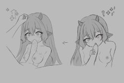 blowjob fellatio long_hair paizufella paizuri penis_awe tagme virtual_youtuber vtuber yuchi_(vtuber)