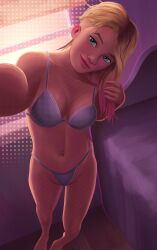 1girls gwen_stacy highres marvel munshin selfie spider-gwen spider-man:_across_the_spider-verse spider-man:_into_the_spider-verse spider-man_(series) tagme