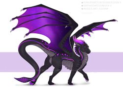 anus ass aylin_ashira_starwing_(raverdragon93) dragon female feral genitals grey_body paws presenting purple_body purple_eyes pussy scales scalie smile solo teasing ulven-f western_dragon wings