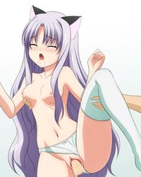 animal_ears azmaria_hendric cat_ears censored chrono_crusade highres long_hair nude sex sugimura_tomokazu