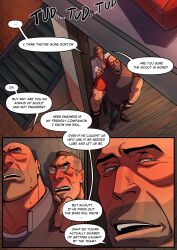 caught caught_in_the_act comic comic_page egabbacc heavy_weapons_guy hiding medic_(team_fortress_2) milk_strawberry_popsicle_(egabbacc) page_20 team_fortress_2