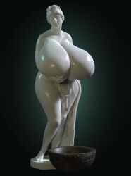 3d 3d_animation animated ass big_ass big_breasts big_butt bowl breasts disrobed giant_breasts gigantic_breasts holding_breasts holding_breasts_up huge_ass huge_breasts huge_butt large_ass large_breasts large_butt marble_sculpture massive_breasts milkers robe statue superbig tagme turntable_(animation) video voluptuous_female