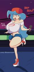 bimbo bimbofied boyfriend_(friday_night_funkin) breasts female female_boyfriend_(friday_night_funkin) female_only fnf friday_night_funkin rule_63
