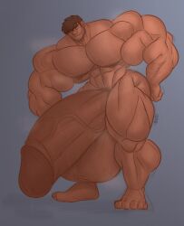 abs balls bara barefoot biceps big_balls big_penis bodybuilder feet flaccid gab_art heavy_balls hyper hyper_balls hyper_cock hyper_genitalia hyper_penis hyper_testicles male male_only muscle muscles muscular muscular_male muscular_thighs musk nipples nude pecs penis solo solo_male sweat sweating sweaty_balls sweaty_genitalia sweaty_penis thick_thighs