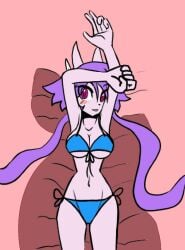 anthro aquatic_dragon blush dragon freedom_planet freedom_planet_2 kenjikanzaki05 looking_at_viewer mcmikey sash_lilac video_games