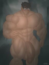 abs balls bara biceps big_balls big_penis bodybuilder clark_kent clark_kent_(my_adventures_with_superman) dc_comics flaccid gab_art huge_cock hyper_balls hyper_cock hyper_genitalia hyper_penis male male_only muscle muscles muscular muscular_male muscular_thighs my_adventures_with_superman nipples nude pecs penis solo solo_male superman_(series) thick_thighs