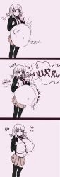 1girls ambiguous_prey belly belly_bulge big_belly big_belly_bulge big_breasts breast_expansion breasts breasts_bigger_than_head danganronpa danganronpa_2:_goodbye_despair digestion digestion_noises female_pred gamer gamer_girl health_bar huge_breasts level_up nanami_chiaki oral_vore pbysteria post_digestion post_vore same_size_vore soft_vore solo solo_female solo_focus squirming squirming_gut struggling struggling_prey unwilling_prey vore vore_belly weight_gain willing_pred