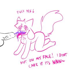 colored_cum crystal_(kittydogcrystal) cum desperate furry furry_only hybrid kittydog_(species) kittydogcrystal purple_cum