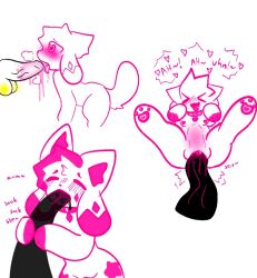 crystal_(kittydogcrystal) doodle doodles furry furry_only kittydog_(species) kittydogcrystal sucking_tentacle tentacle tentacle_in_pussy