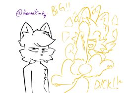 big_penis doodle doodles furry joke kenninsfw male_only semi-anthro