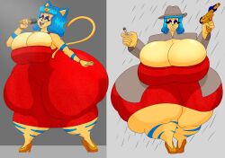 animal_crossing ankha big_breasts breasts huge_breasts hyper_ass thick_thighs user3345 wide_hips