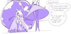 3girls charlie_morningstar_(hazbin_hotel) comic comic_page darkclawnsfw dialogue hazbin_hotel huge_ass hyper_ass niffty overgrowingassets tagme vaggie