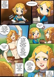 blonde_hair comic female kinkymation link male pretty_boy princess_zelda romantic tagme tears_of_the_kingdom the_legend_of_zelda the_legend_of_zelda:_tears_of_the_kingdom wholesome zelda_(tears_of_the_kingdom)