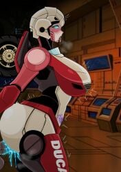 1girls ambiguous_penetration arcee arcee_(rotb) autobot big_ass big_breasts big_butt blue_cum blue_eyes bubble_butt busty cum cum_inside cybertronian decepticon_insignia female female_autobots female_focus from_behind from_behind_position huge_breasts large_breasts penetration pubic_tattoo redraizo robot robot_girl robot_humanoid ryosuart ryske saliva sex sex_from_behind side_view straight tongue tongue_out transformers transformers_rise_of_the_beasts