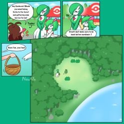 comic comic_page dialogue gardevoir humanoid kirlia newt7n pokémon_(species) pokemon pokemon_(species) text