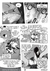 absurd_res anthro avian bed bird comic decidueye disgust doujinshi duo english_text female foreplay furniture generation_6_pokemon generation_7_pokemon glistening glistening_body goo_creature goodra half-closed_eyes hi_res imminent_sex licking licking_body licking_slime lies looking_at_another looking_at_partner looking_down louis_(decidueye) lying male male/female mugu_(goodra) narrowed_eyes nintendo nude on_back on_side on_top overweight overweight_female owl page_18 pokemon pokemon_(species) rozalid slime surprise surprised_expression text tongue tongue_out wide_eyed you_only_live_once