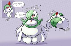 bbw big_ass big_belly big_breasts fat gardevoir panties pokemon pokemon_(species) veryfilthything