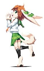 anthro canine freedom_planet goshaag milla_basset school_uniform video_games