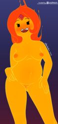 flame princess from adventure time by cubbychambers
