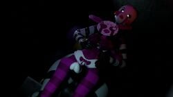 balloon_breasts big_breasts big_penis female female_focus five_nights_at_freddy's five_nights_at_freddy's_2 futa_on_female futanari marionette_(fnaf) paper_pals paperpals puppet_(fnaf)