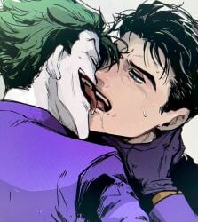 batman batman_(series) bruce_wayne dc_comics gay male male/male male_only the_joker yaoi