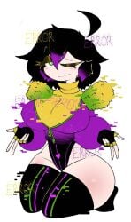 alter9code alternate_universe anti_error anti_error_sans breasts error_sans errortale female_sans genderswap_(mtf) humanized micela_maryori_(minstlu) rule_63 sans sans_au tagme thighhighs thighs undertale_au white_background