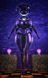 3d 3d_(artwork) big_breasts dead_eye_007_(artist) female female_only five_nights_at_freddy's huge_breasts naked nude robot robot_girl shadow_toy_chica