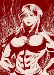 huge_breasts muscular_female nousk parasoul skullgirls