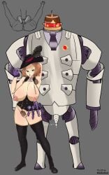 big_breasts bigger_male dildo dildo_in_pussy haru_okumura mati mating_press persona persona_5 robot robot_joints robotic_arm sugimura thick_ass thick_thighs wankofool